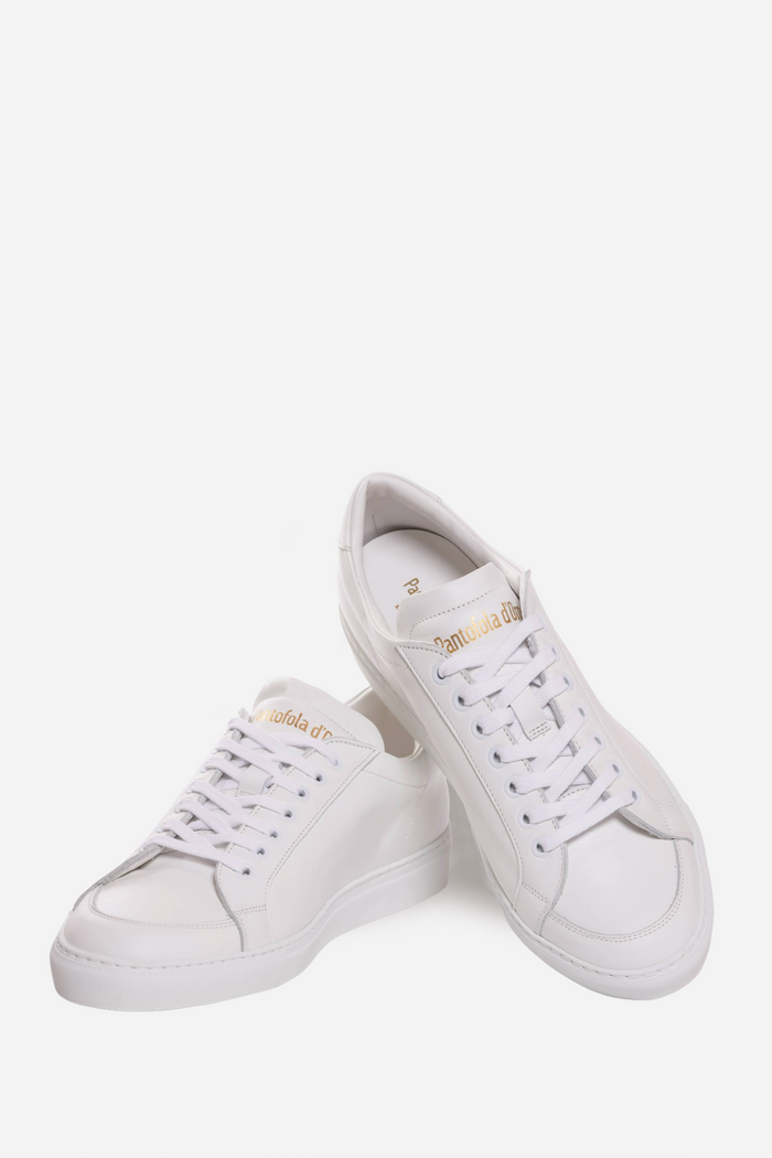 Top Spin Low Leather Sneakers-4
