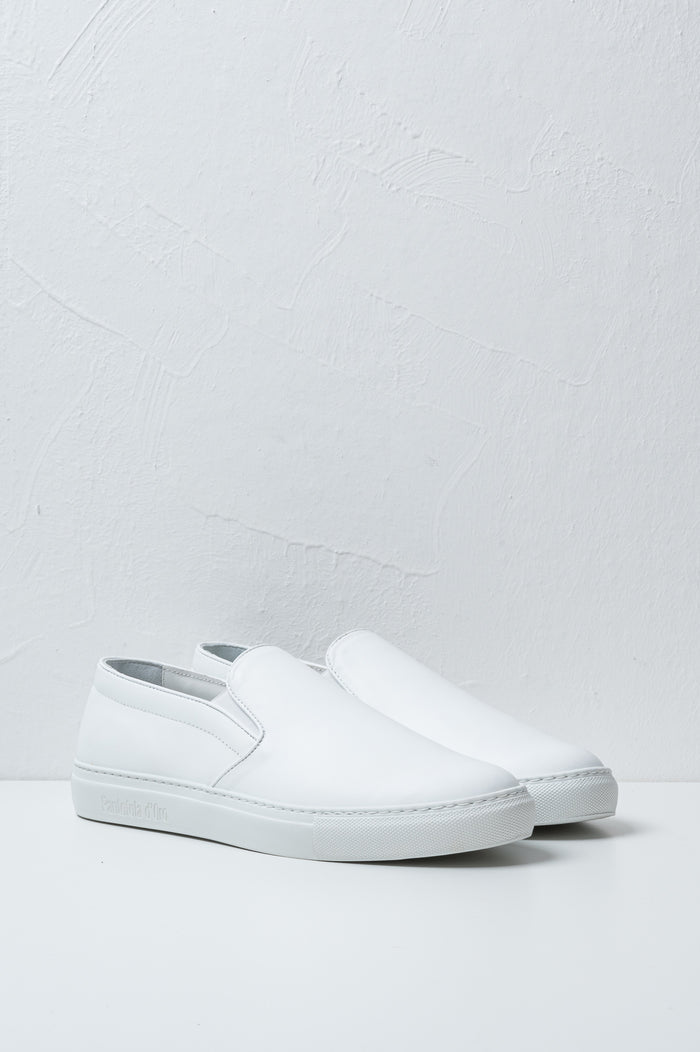 Sneakers Slip On In Pelle Foro Italico-2